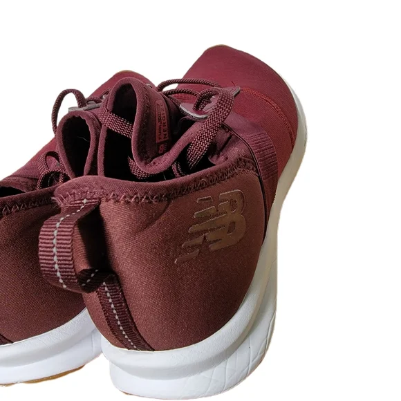 New Balance Mens Burgundy Round Toe Low Top Lace U - Picture 5 of 7